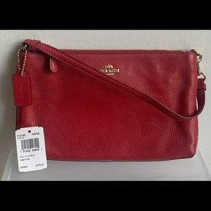 Coach Large zip top wristlet